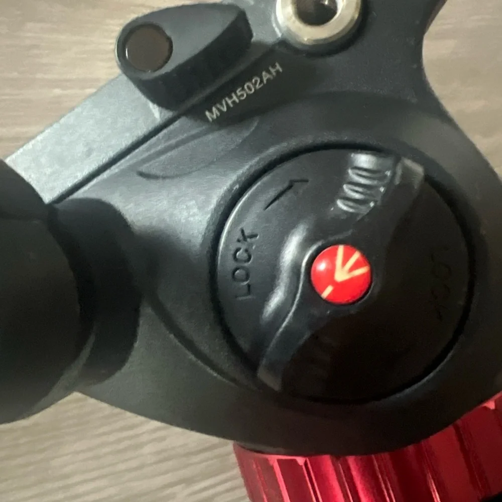 Manfrotto 502AH Video Head & MT055XPRO3 Aluminum Tripod